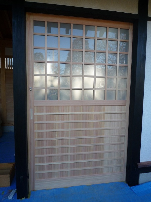茨城県阿見町O様 東屋建具取付