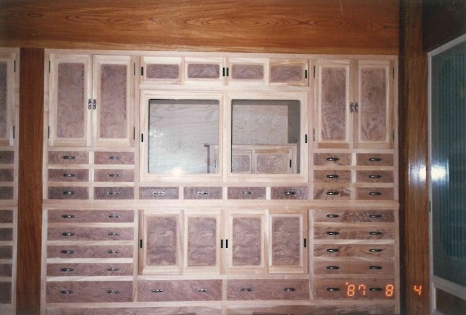 オーダー家具　製作事例　飾戸棚関連